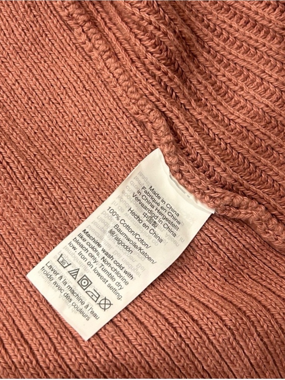 Madewell Ribbed Open-Front Cardigan - Rose - Picture 7 of 8